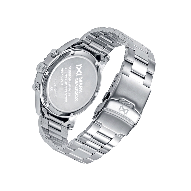RELOJ ACERO MARK MADDOX CABALLERO HM0135-54