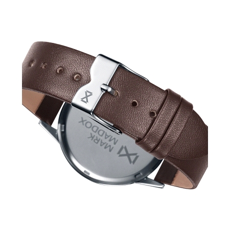 RELOJ MARK MADDOX ACERO CORREA CABALLERO HC7128-37