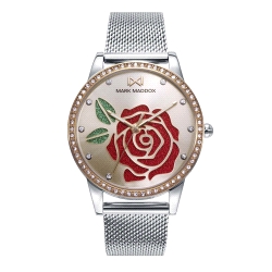 RELOJ MARK MADDOX ACERO IP DORADO SEÑORA MM0130-27