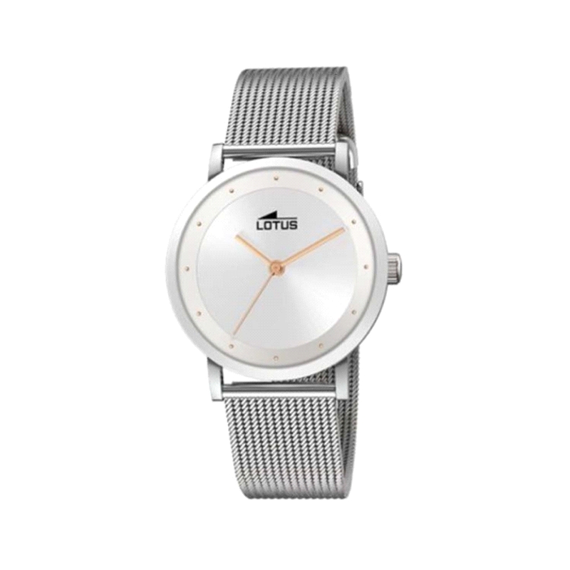 RELOJ LOTUS ACERO SEÑORA ESFERA PLATA