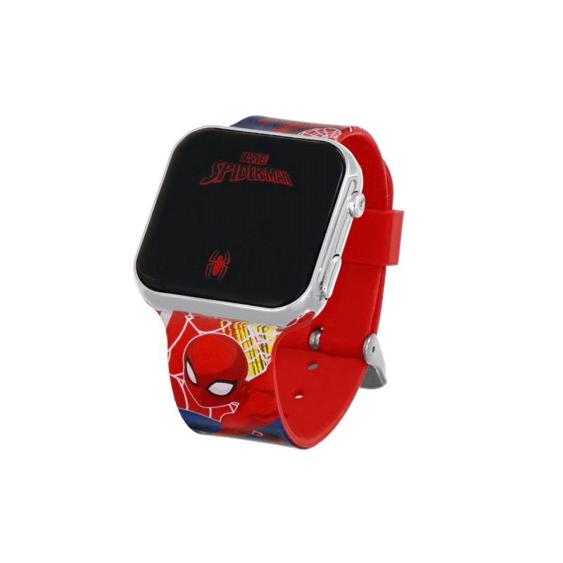 RELOJ DIGITAL SPIDERMAN LED DISNEY