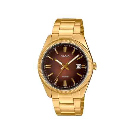 RELOJ CASIO CABALLERO ACERO MTP-1302PGC-5AVEF