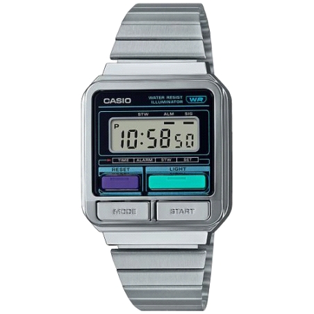 RELOJ CASIO VINTAGE UNISEX ACERO A120WE-1AEF