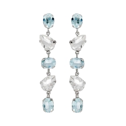 PENDIENTES PLATA VICTORIA CRUZ CLARITY A5033-91HT