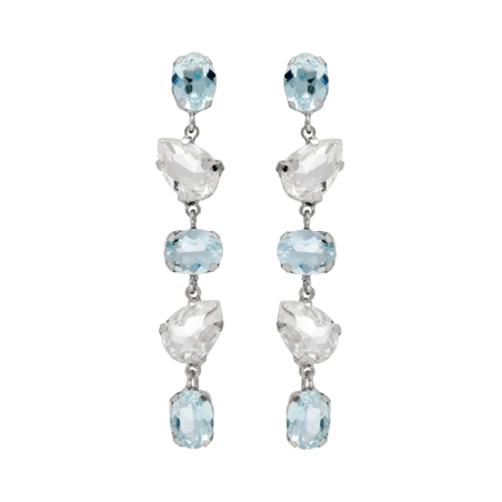 PENDIENTES PLATA VICTORIA CRUZ CLARITY A5033-91HT