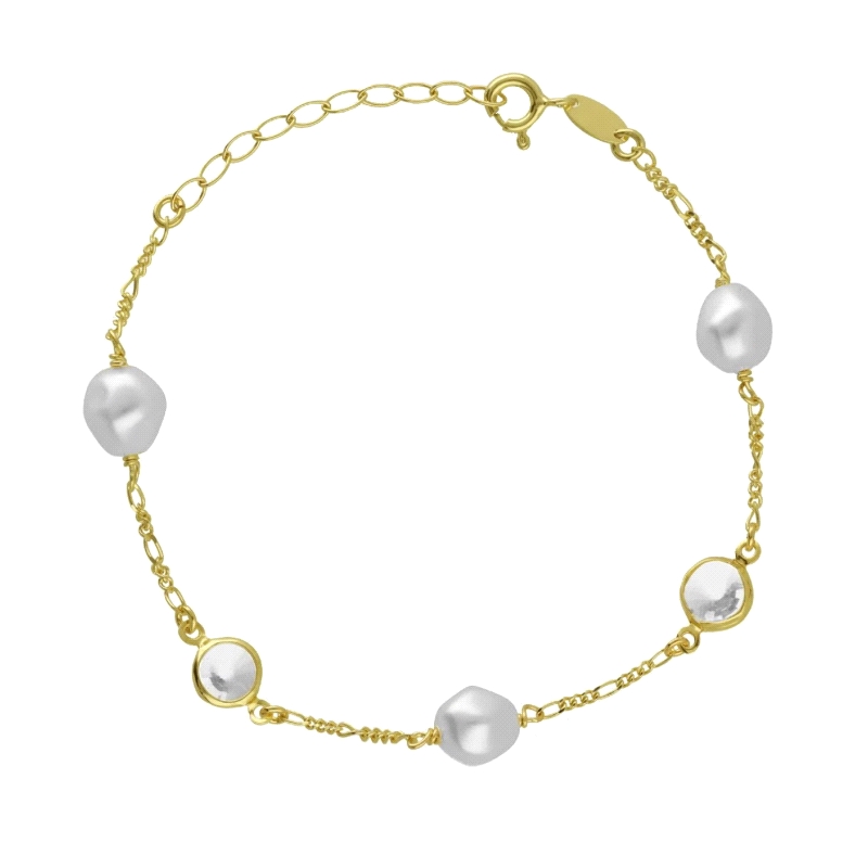 PULSERA PLATA VICTORIA CRUZ DORADO PURPOSE