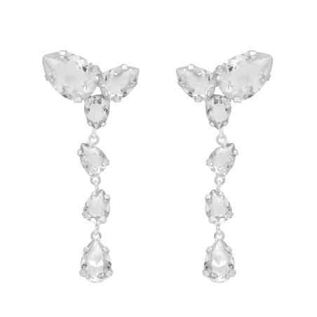 PENDIENTES PLATA VICTORIA CRUZ MAGNOLIA A4443-07HT