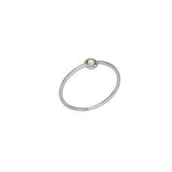 ANILLO PERIDOT DE LIS EN PLATA VICTORIA CRUZ