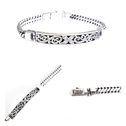 PULSERA PLATA THAIBA ARES 19CM