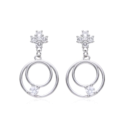 PENDIENTES DE PLATA LARGOS