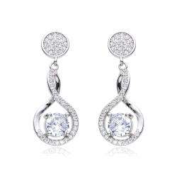 PENDIENTES DE PLATA LARGOS