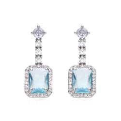 PENDIENTES DE PLATA LARGOS