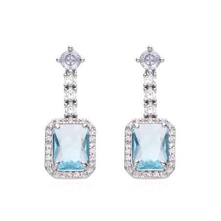 PENDIENTES DE PLATA LARGOS