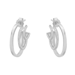 PENDIENTES PLATA COMBINADO CIRCONITAS