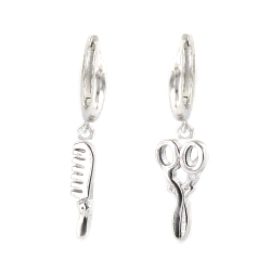 PENDIENTES PLATA PELUQUERIA