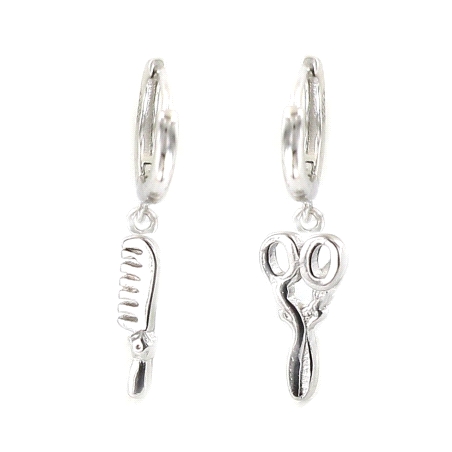 PENDIENTES PLATA PELUQUERIA