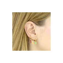 PENDIENTES ARO KIWI CHAPADO 2