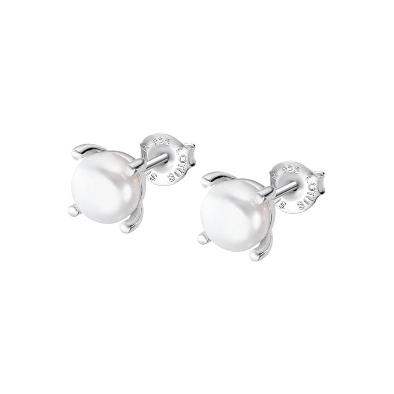 PENDIENTES LOTUS SILVER SEÑORA PERLA GARRAS LP3409-4/2