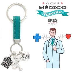 Llavero Plata Médico