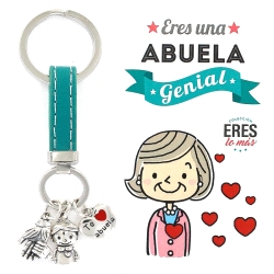 Llavero Plata Abuela