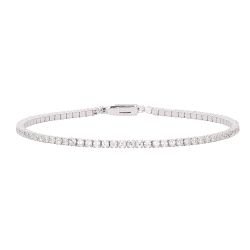 PULSERA DE PLATA RIVIERE ITEMPORALITY CON CIRCONITA BLANCA