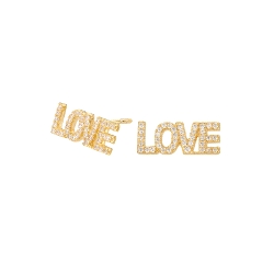 Pendientes Love ITEMPORALITY Dorado