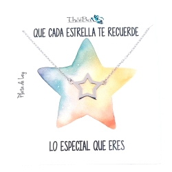 GARGANTILLA PLATA THAIBA ESTRELLA