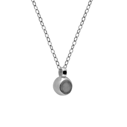 GARGANTILLA PLATA BOBÖ ESFERA PERSONALIZADA