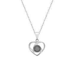 GARGANTILLA PLATA BOBÖ CORAZON PERSONALIZADO