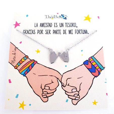 GARGANTILLA PLATA THAIBA MEÑIQUE AMISTAD