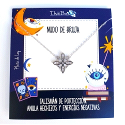 GARGANTILLA PLATA NUDO DE BRUJAS