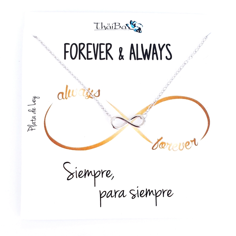 GARGANTILLA PLATA TAHIBA FOREVER AND ALWAYS