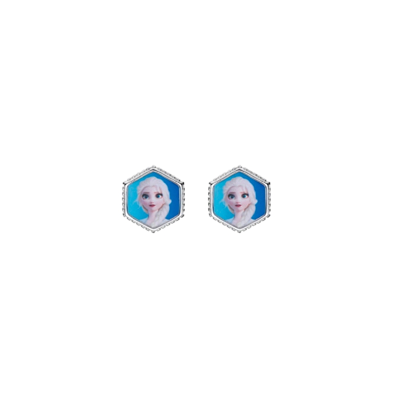 PENDIENTES PLATA DISNEY ELSA FROZEN