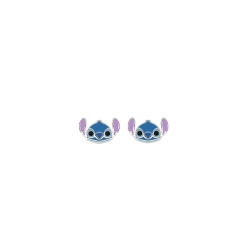PENDIENTES PLATA DISNEY STITCH ESMALTE