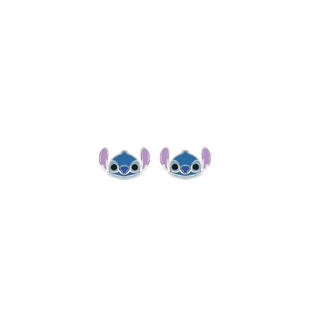 PENDIENTES PLATA DISNEY STITCH ESMALTE