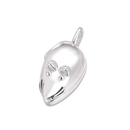 COLGANTE PLATA NOMEOLVIDES RATON