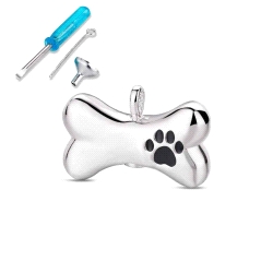COLGANTE PLATA NOMEOLVIDES HUESO Y ACCESORIOS