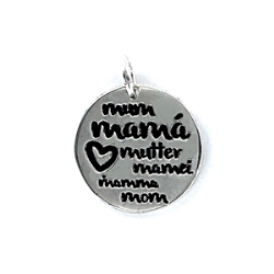 MEDALLA PLATA CON MENSAJE