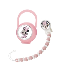SET PINZA Y PORTACHUPETES BABY MINNIE