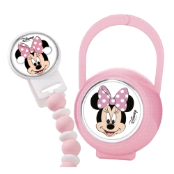 SET PINZAS DE BOLAS Y PORTACHUPETE MINNIE MOUSE