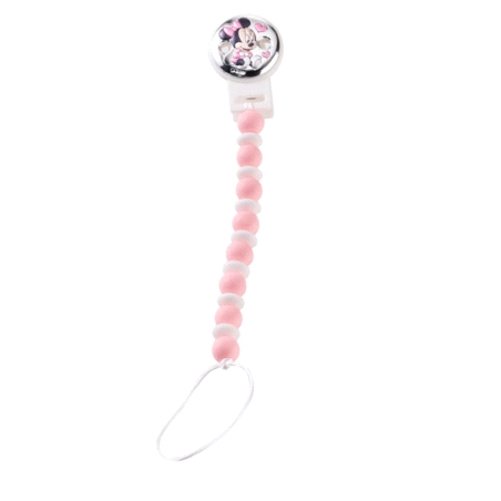 PINZA CHUPETE MINNIE MOUSE ROSA