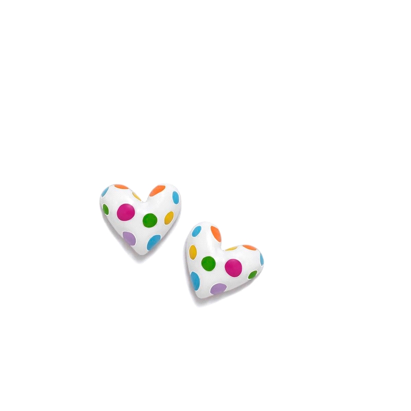 PENDIENTES PLATA AGATHA RUIZ DE LA PRADA CHARM CORAZON PECAS