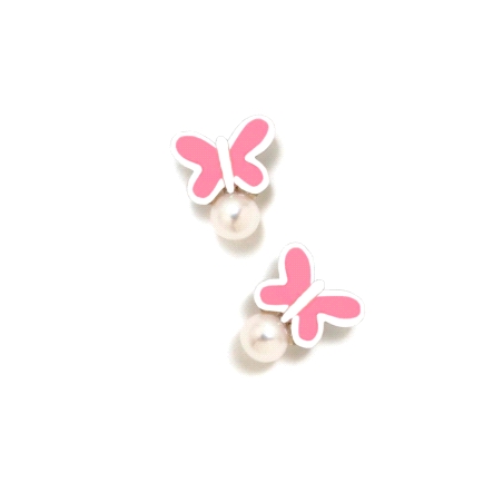 PENDIENTES PLATA AGATHA RUIZ DE LA PRADA TUYYO MARIPOSA NEW BEBÉ
