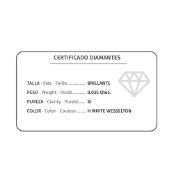 SORTIJA ORO BLANCO 18K 7 DIAMANTES 0.035 QTS. G-VS2. 2