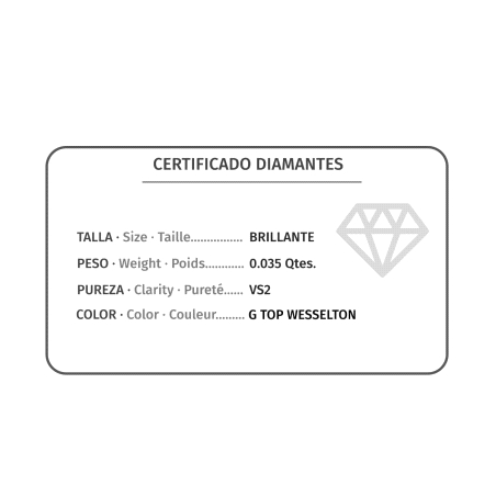 SORTIJA ORO AMARILLO 7 DIAMANTES 0.035 QTS. G-VS2.