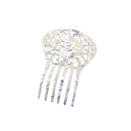 Peina para novias de Nacar y Circonita Blanca