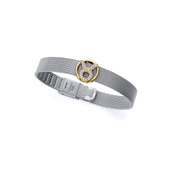 MOTIVO VICEROY ACERO IP DORADO CIRCONITAS TAURO 14271M01012T 2