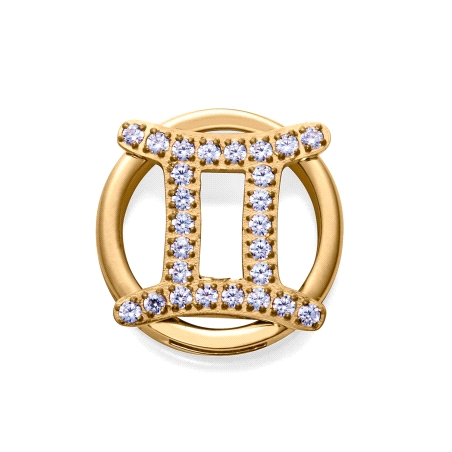MOTIVO VICEROY ACERO IP DORADO CIRCONITAS GEMINIS 14271M01012G