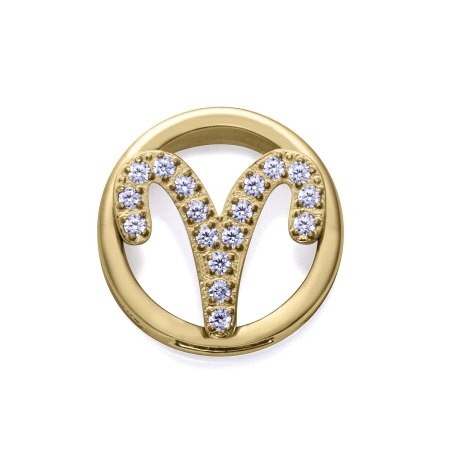 MOTIVO VICEROY ACERO IP DORADO CIRCONITAS ARIES 14271M01012AR