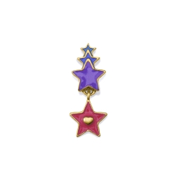 MOTIVO VICEROY ACERO IP DORADO ESMALTE ESTRELLAS 14249M01012